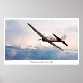 Póster Aviation Art Poster "ZERO"