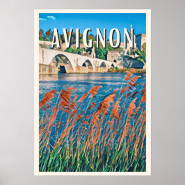 Póster Avignon Photo Vintage