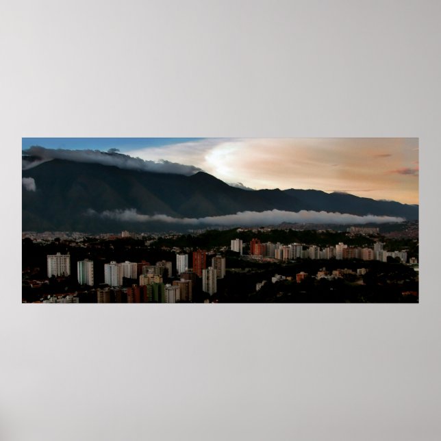 Póster Avila al atardecer (Frente)