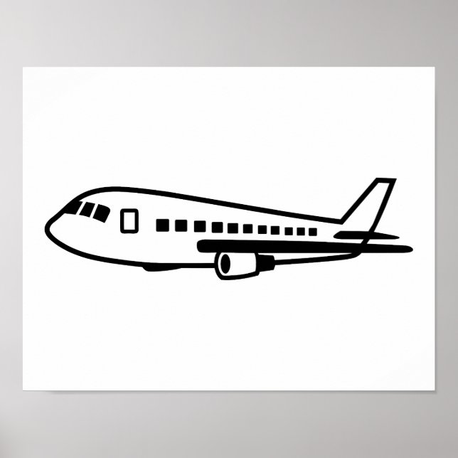 Póster Avión (Frente)