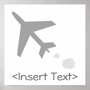 Póster Avión