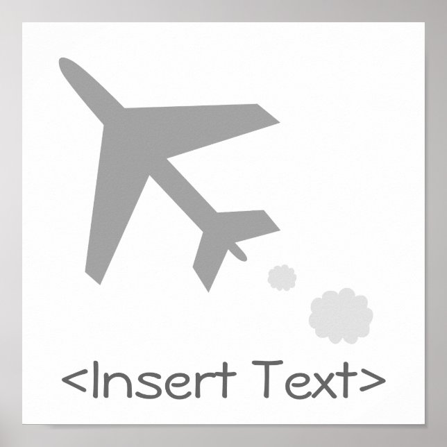 Póster Avión (Frente)