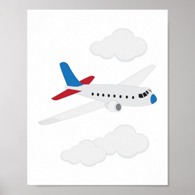 Póster Avión (Frente)