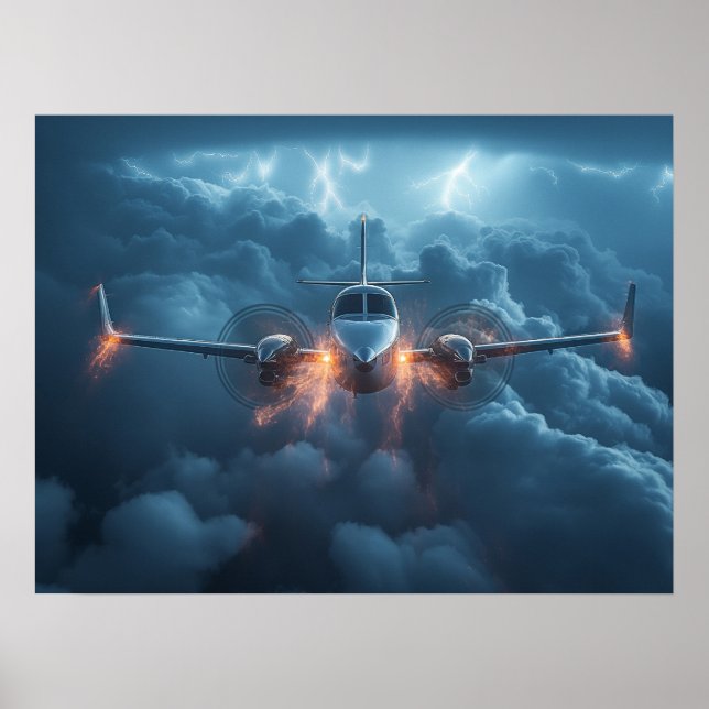 Póster Avión (Frente)