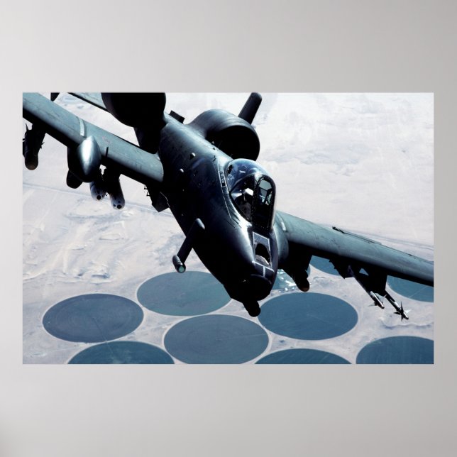 Póster Avión A-10 Thunderbolt II (Frente)