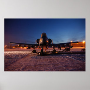 Póster Avión A-10 Thunderbolt II