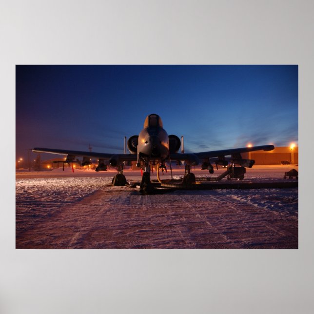Póster Avión A-10 Thunderbolt II (Frente)