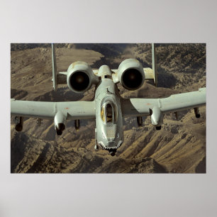 Póster Avión A-10 Thunderbolt II