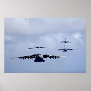Póster Avión C-17 Globemaster III
