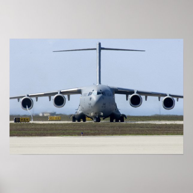 Póster Avión C-17 Globemaster III (Frente)