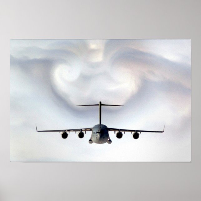 Póster Avión C-17 Globemaster III (Frente)