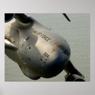 Póster Avión C-17 Globemaster III