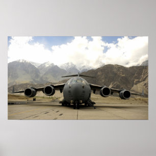 Póster Avión C-17 Globemaster III