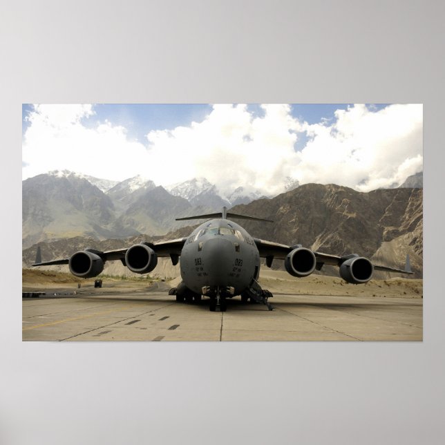 Póster Avión C-17 Globemaster III (Frente)