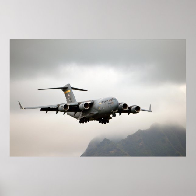 Póster Avión C-17 Globemaster III (Frente)
