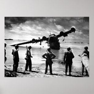 Póster Avión de mar japonés