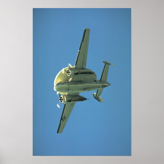Póster Avión de radar de guerra antisubmarina de la Marin (Frente)