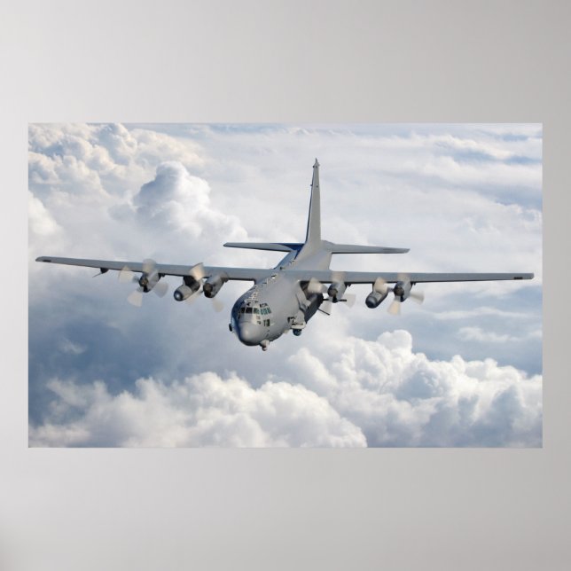 Póster Avión de tiro AC-130U (Frente)