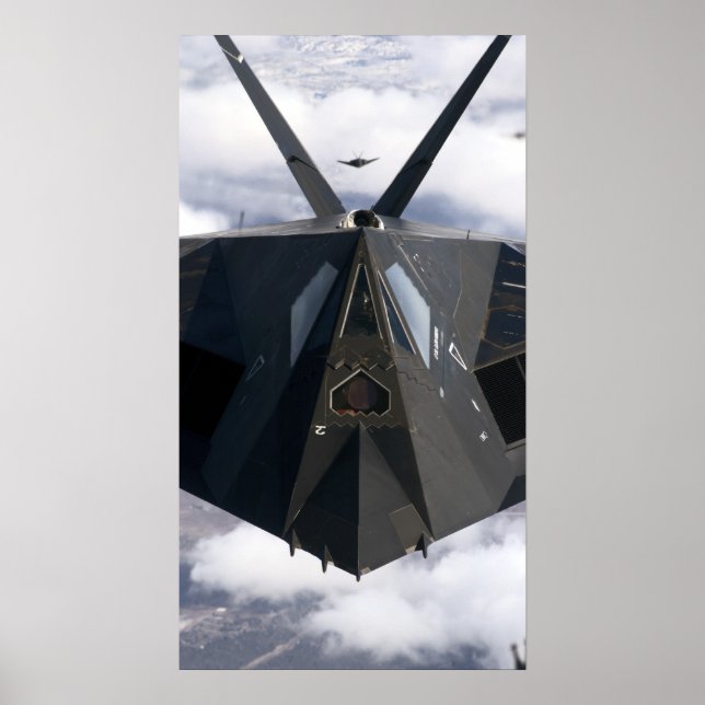 Póster Avión F-117 Nighthawk (Frente)