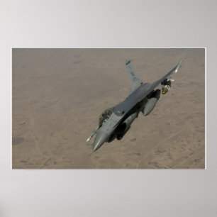 Póster Avión F-16 contra Falcon