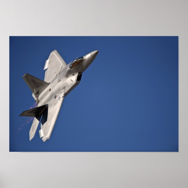 Póster Avión F-22 Raptor (Frente)