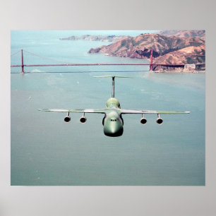 Póster Avión Galaxy C-5A
