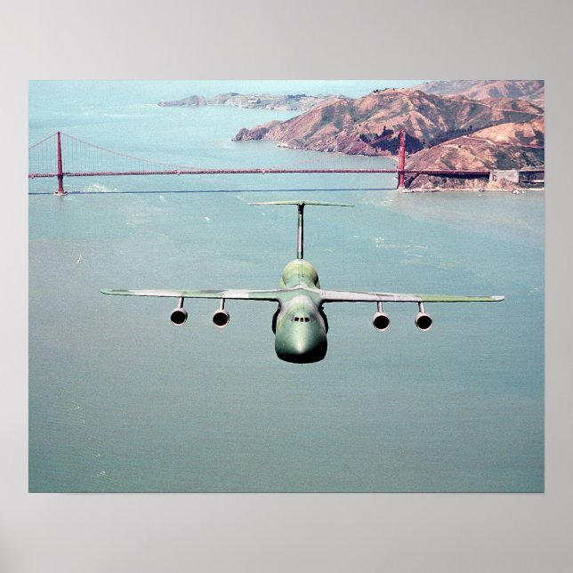 Póster Avión Galaxy C-5A (Frente)