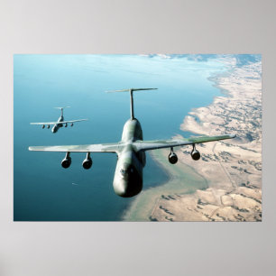 Póster Avión Galaxy C-5B