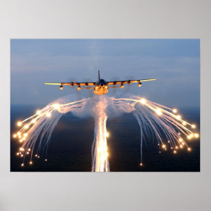 Póster Avión HC-130P/N de combate King