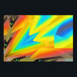 Póster Avión Ken Gage Vapor<br><div class="desc">Avión Vapor. 2023,  Ken Gage. Arte digital: surrealismo abstracto.</div>