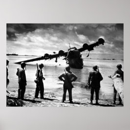 Póster Avión marino japonés