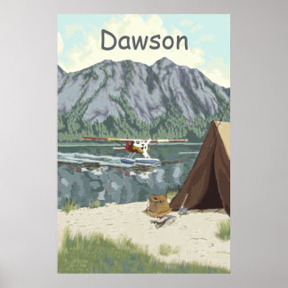 Póster Avión marino personalizado