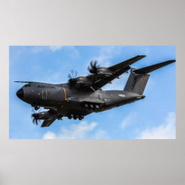 Póster Avión militar de carga