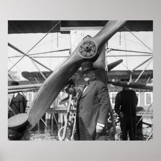 Póster Avión NC4, 1918