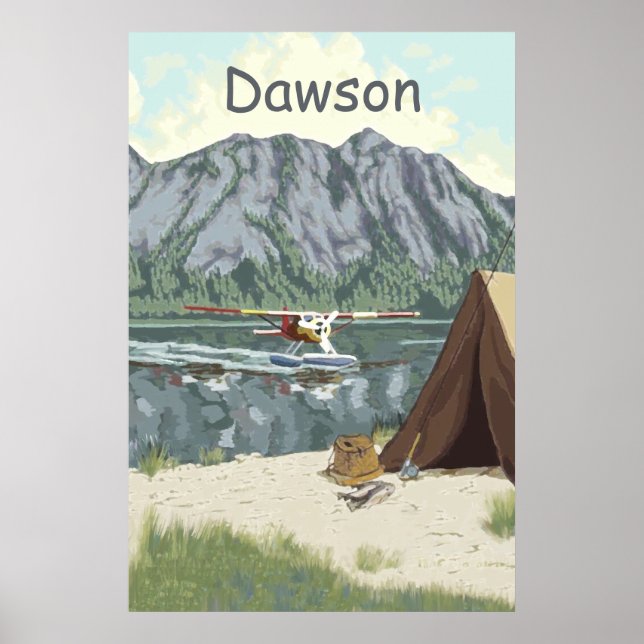 Póster Avión personalizado (Frente)