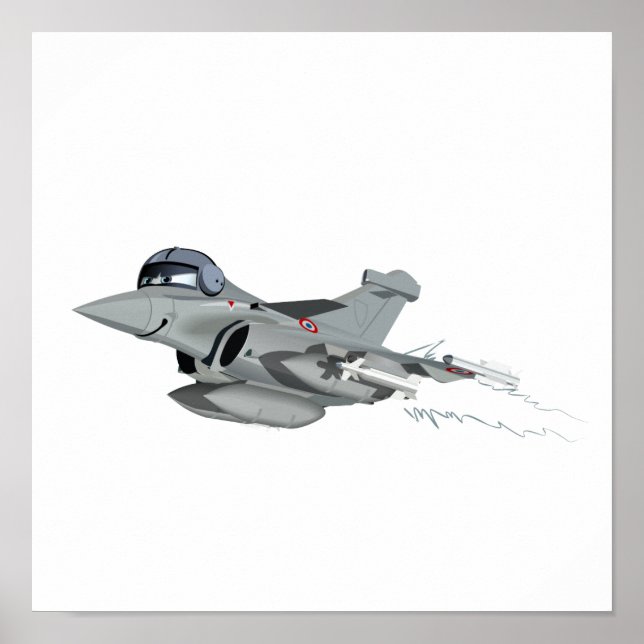 Póster avión personalizado (Frente)