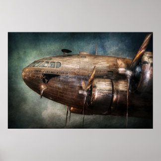Póster Avión - Piloto - La nube voladora