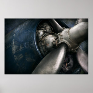 Póster Avión - Piloto - Prop - Está claro que se va