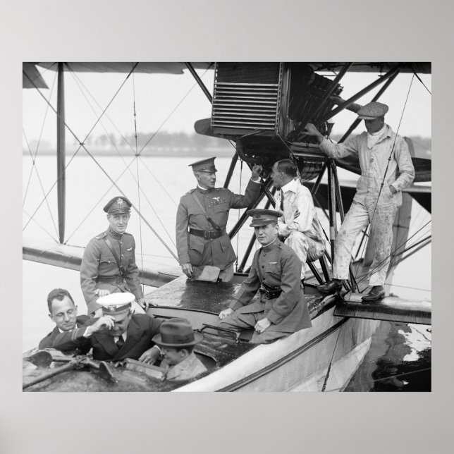 Póster Avión Vintage, 1923 (Frente)