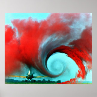 Póster Avión Vortex