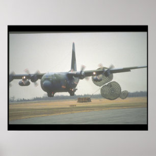 Póster Aviones cargo_Military de C-130 Hércules LAPES