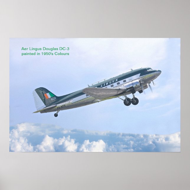 Póster Aviones de época para poster (Frente)