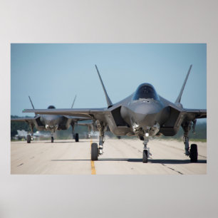Póster Aviones F-35 Lightning II