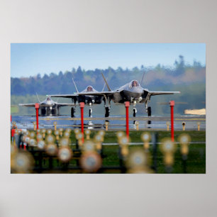 Póster Aviones F-35 Lightning II