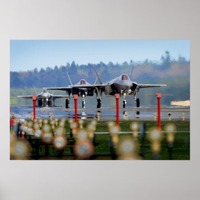 Póster Aviones F-35 Lightning II (Frente)