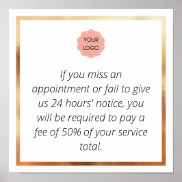 Póster Aviso de cancelación