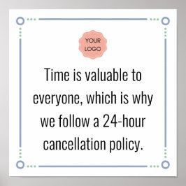 Póster Aviso de cancelación