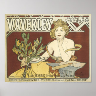 Póster Aviso de cosecha de ciclos de espera