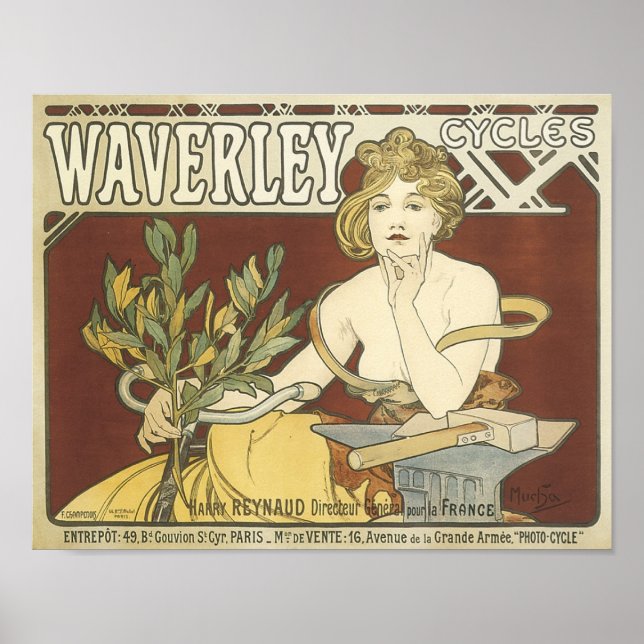 Póster Aviso de cosecha de ciclos de espera (Frente)