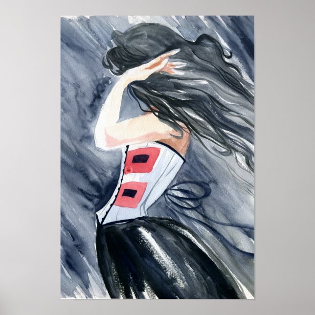 Póster Aviso de huracán (Frente)